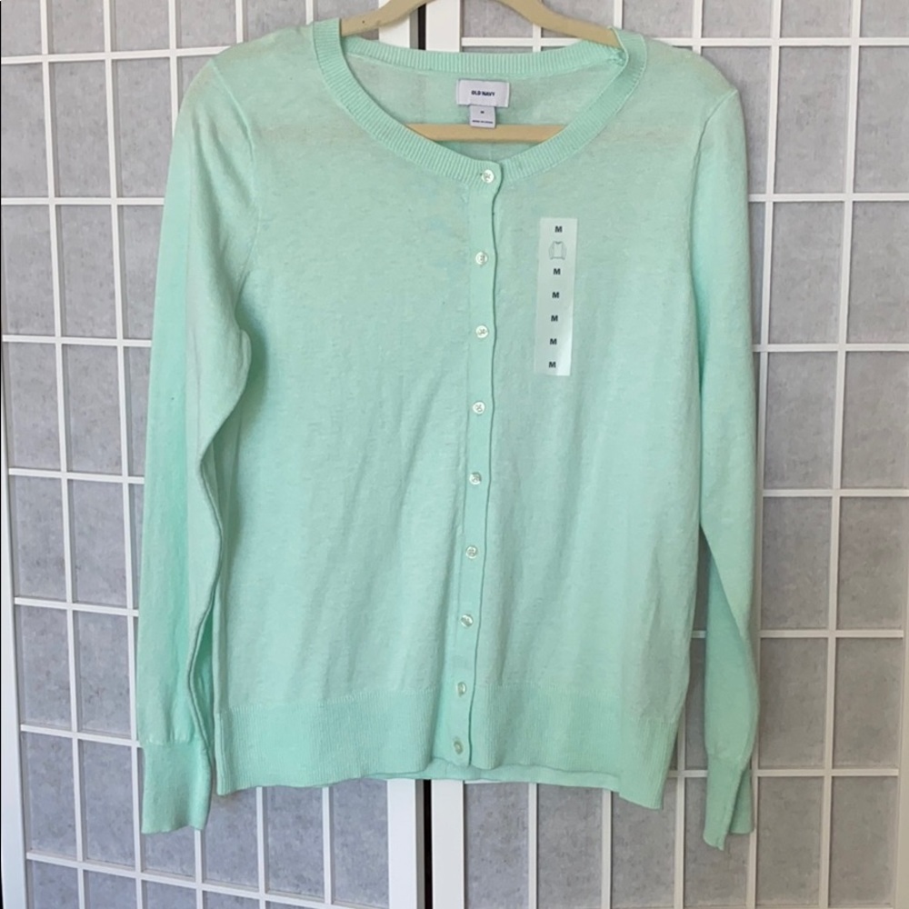 NWT Old Navy Teal/Turquoise Button Up Cardigan